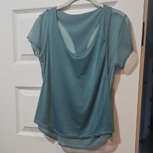 Lululemon Teal Sheer Women's Top